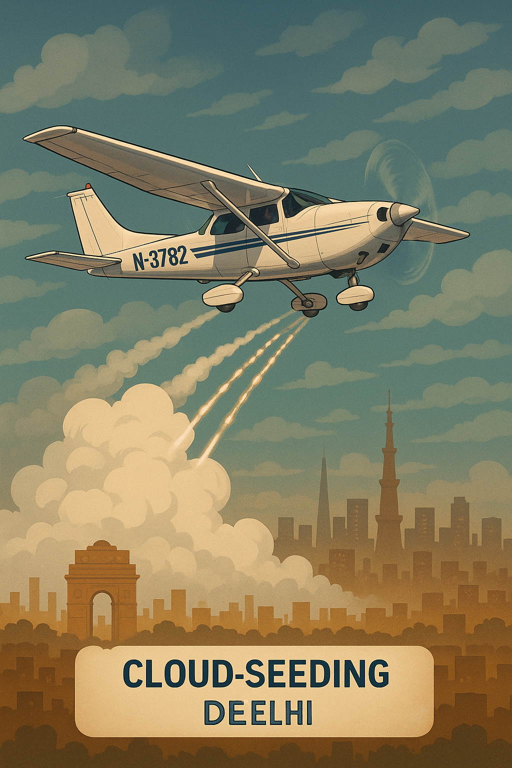 Artificial Rain (Cloud Seeding) for Delhi