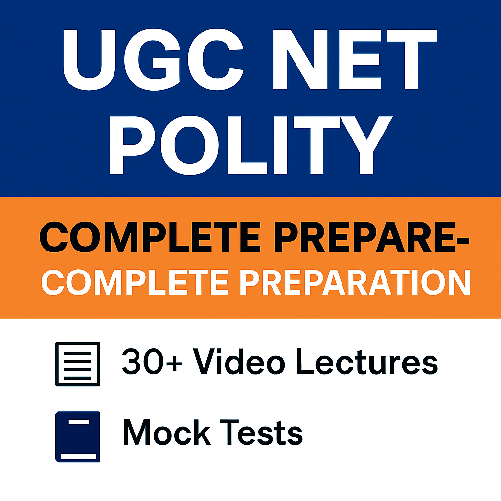 UGC NET Polity 30+ MOCK TEST SERIES MASTER COARSE