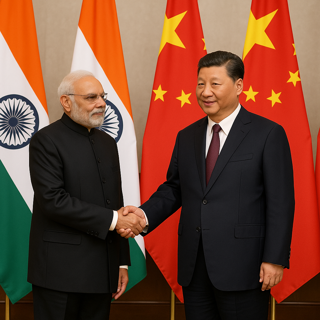 t the 2025 Shanghai Cooperation Organisation (SCO) Summit in Tianjin, Indian Prime Minister Narendra Modi met with Chinese President Xi Jinping for the first time in seven year